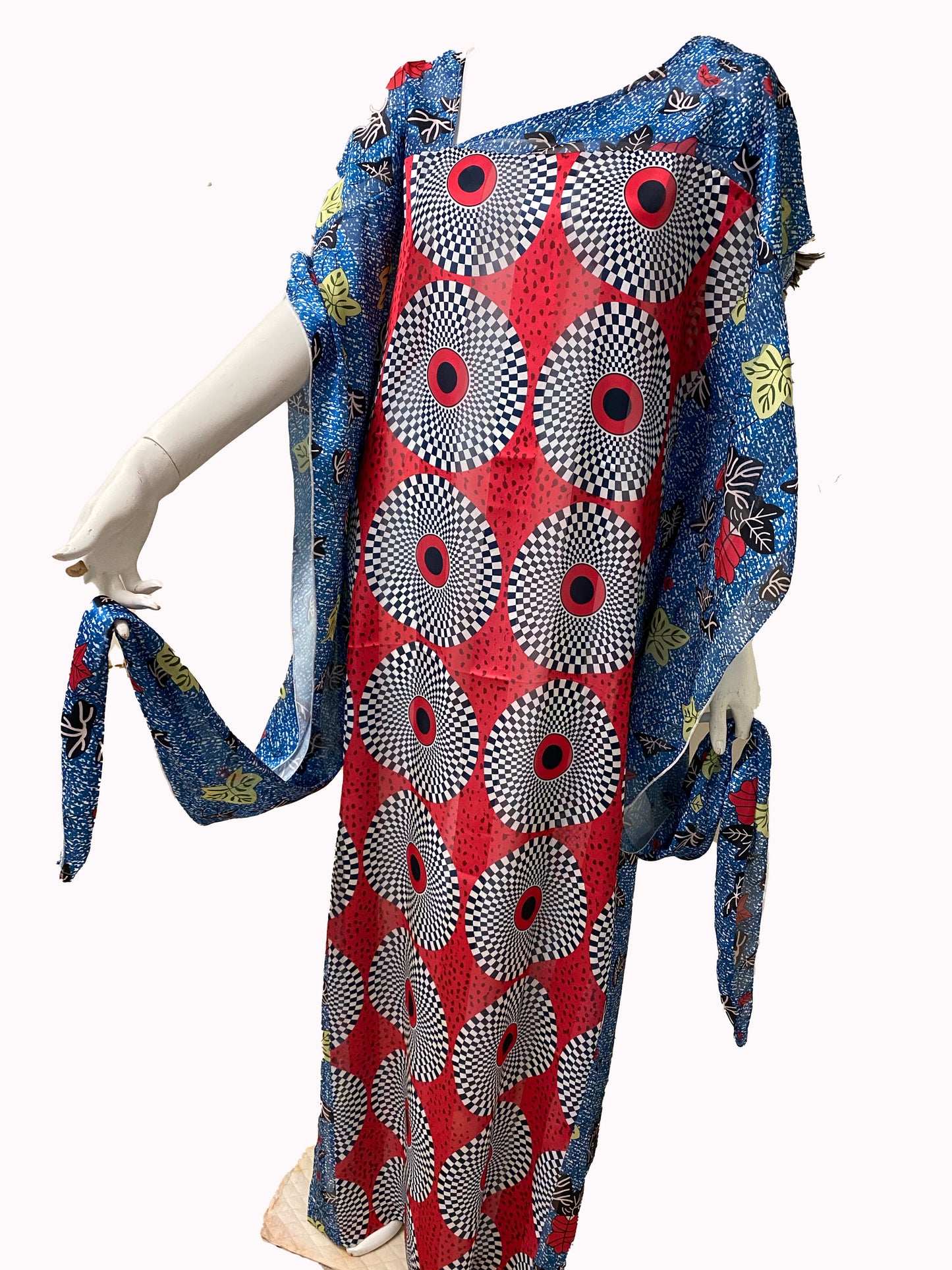 AFRICAN PRINT CHIFFON SASSY BUBU