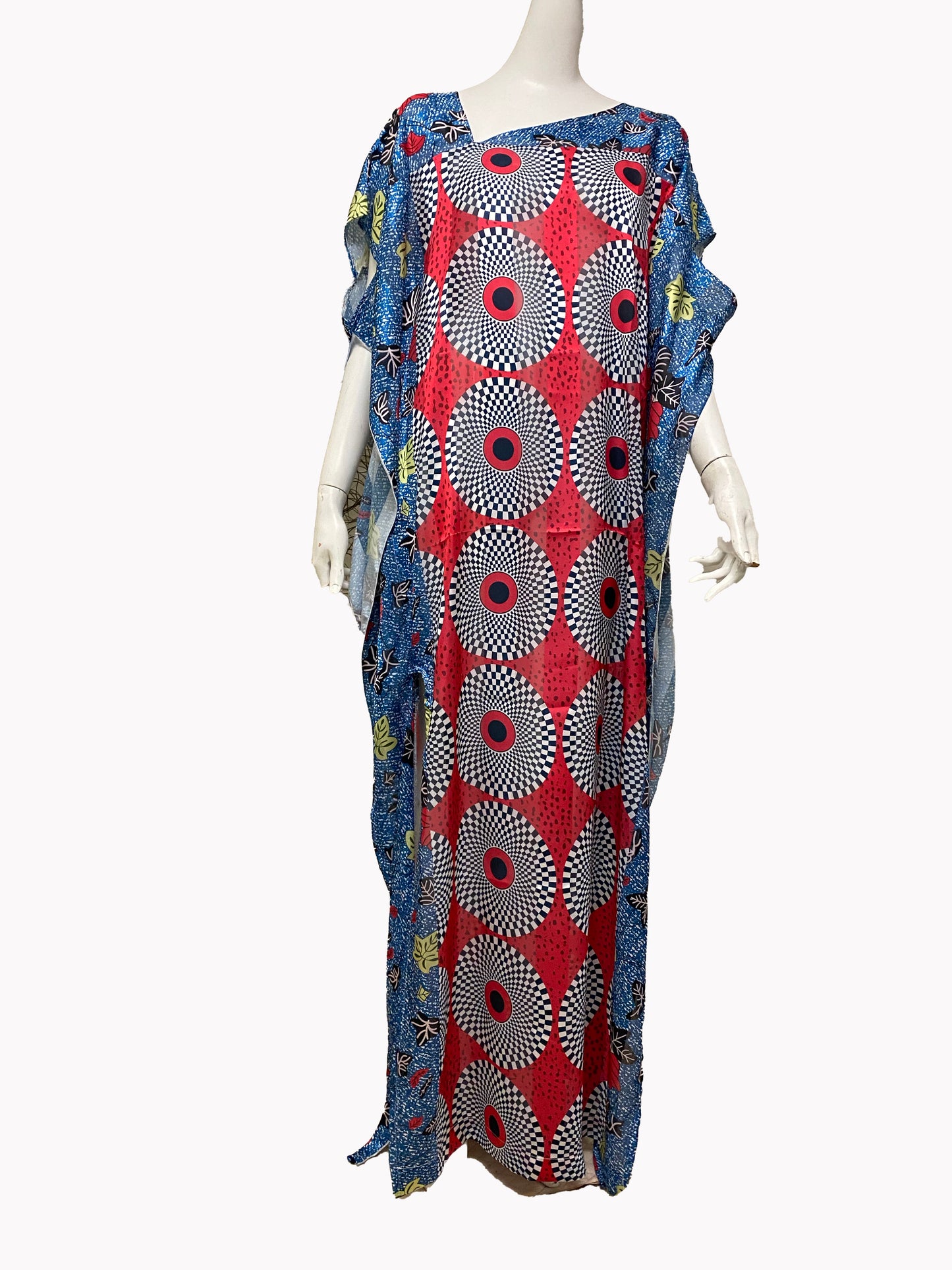 AFRICAN PRINT CHIFFON SASSY BUBU