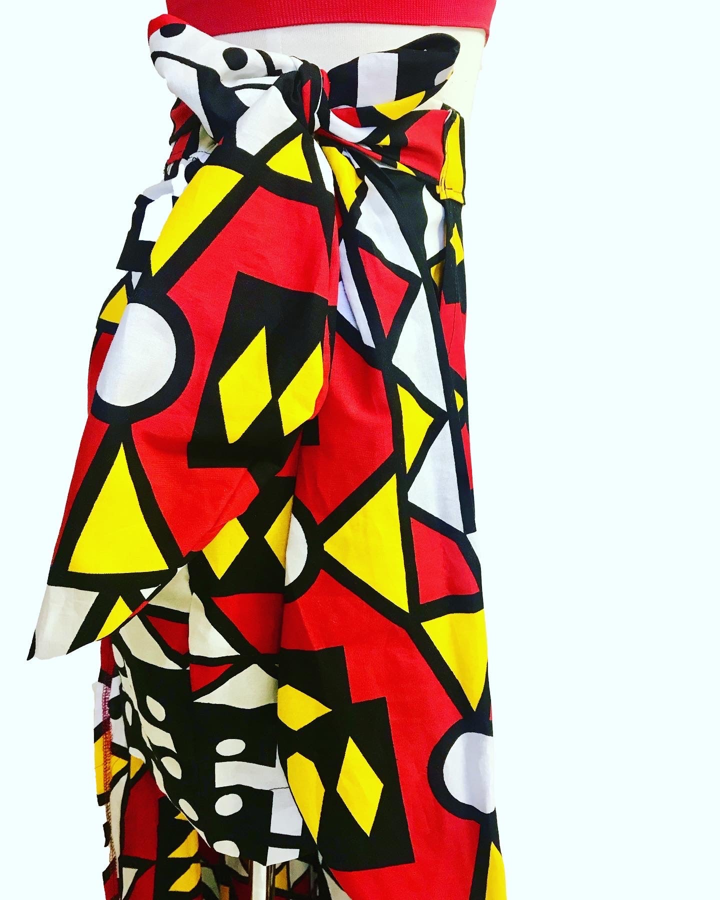 SIDED-WRAP MAXI SKIRT