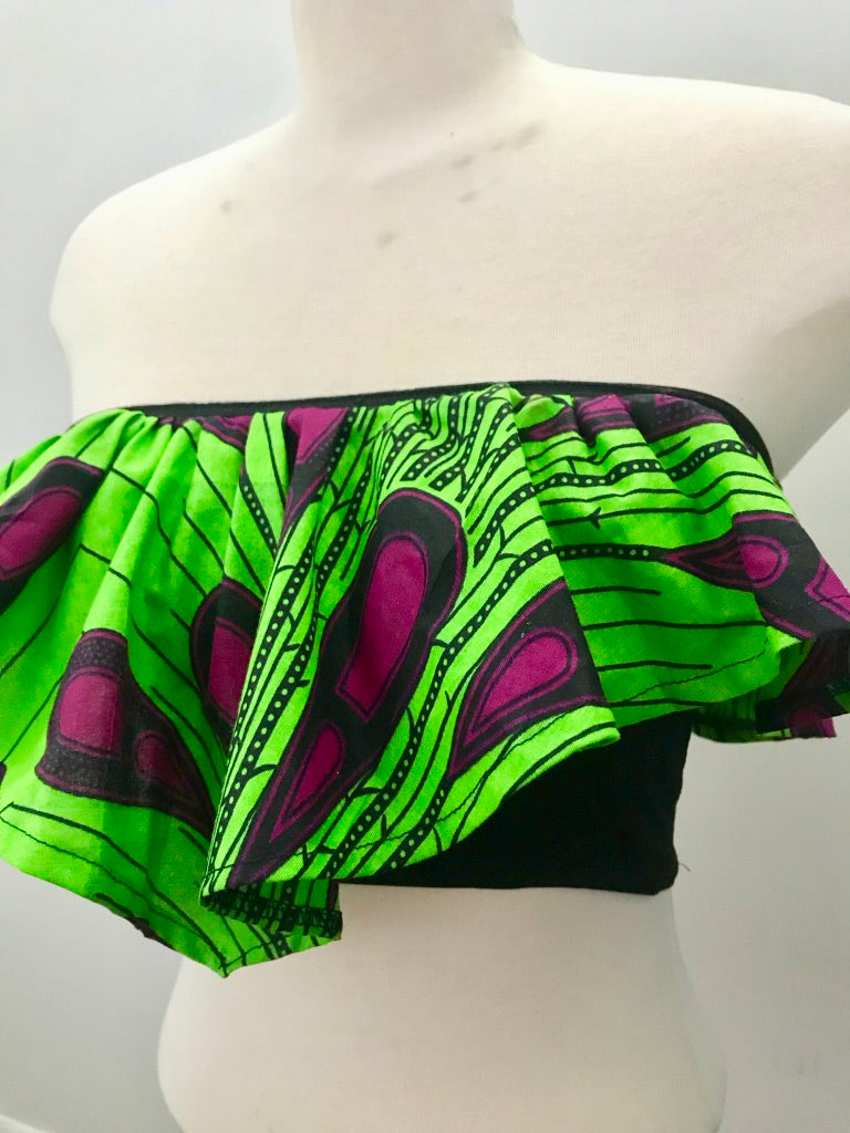 LOVE-PLEATED BANDEAU