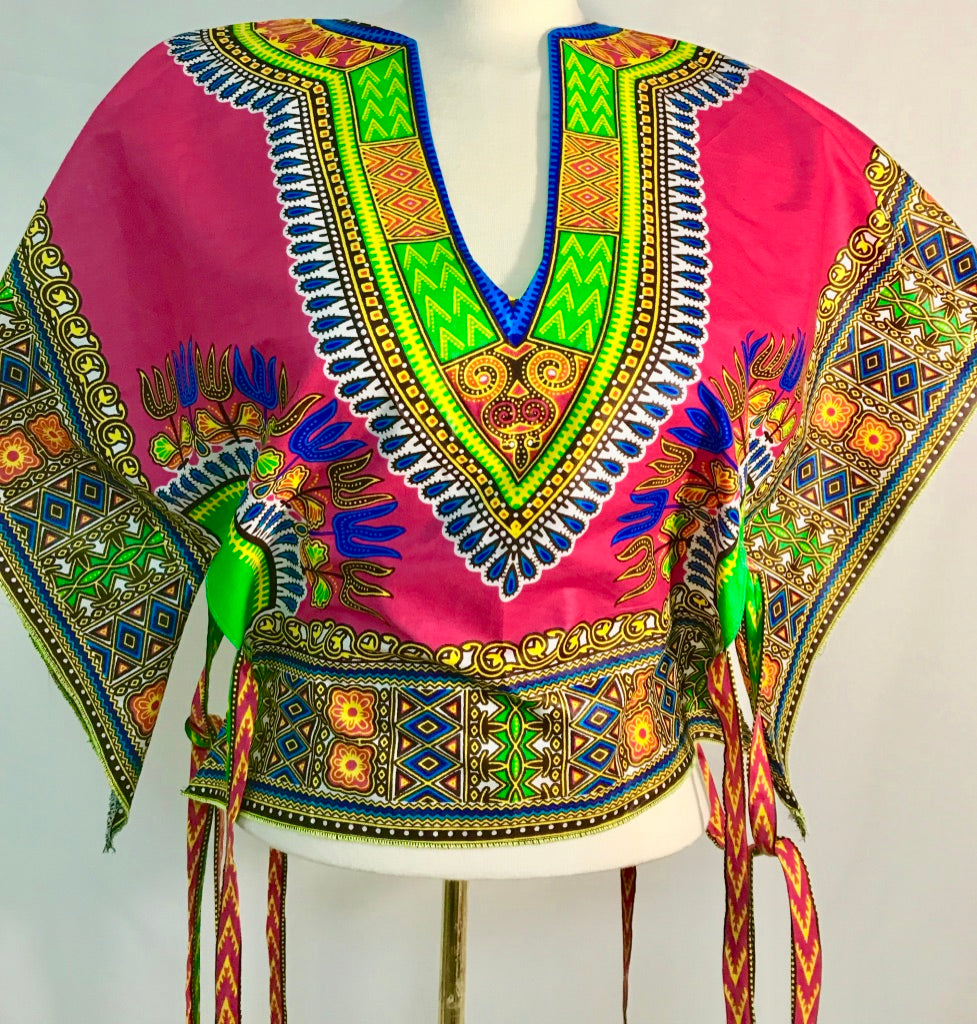 SIDE-TIED-UP CROP TOP