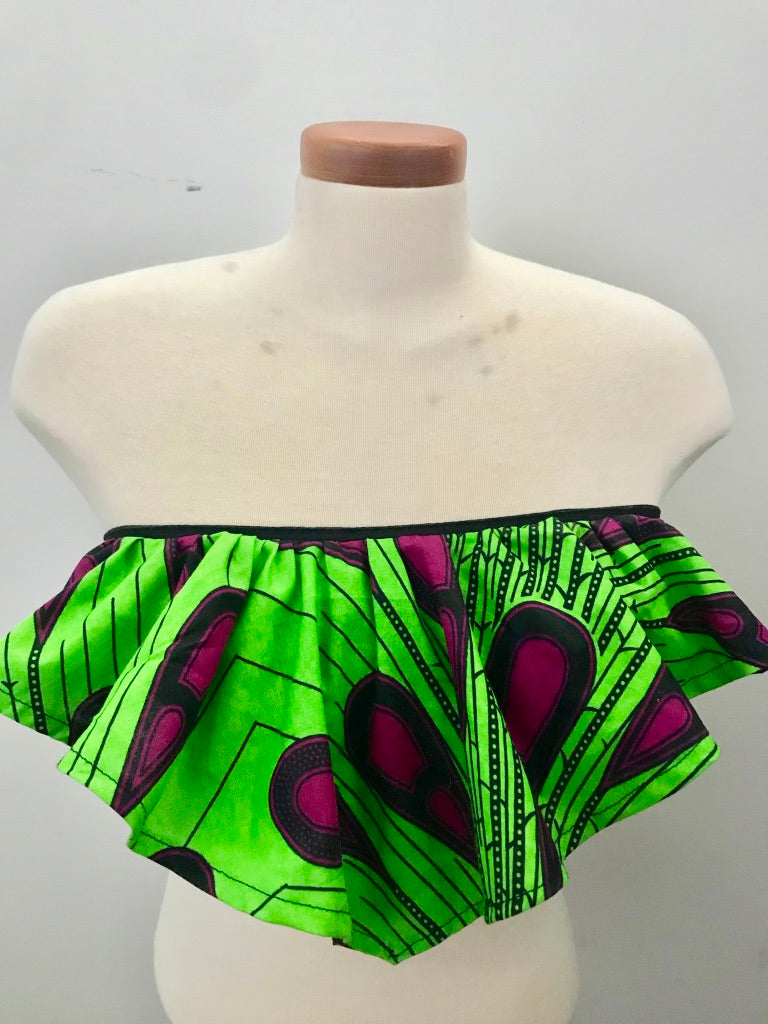 LOVE-PLEATED BANDEAU