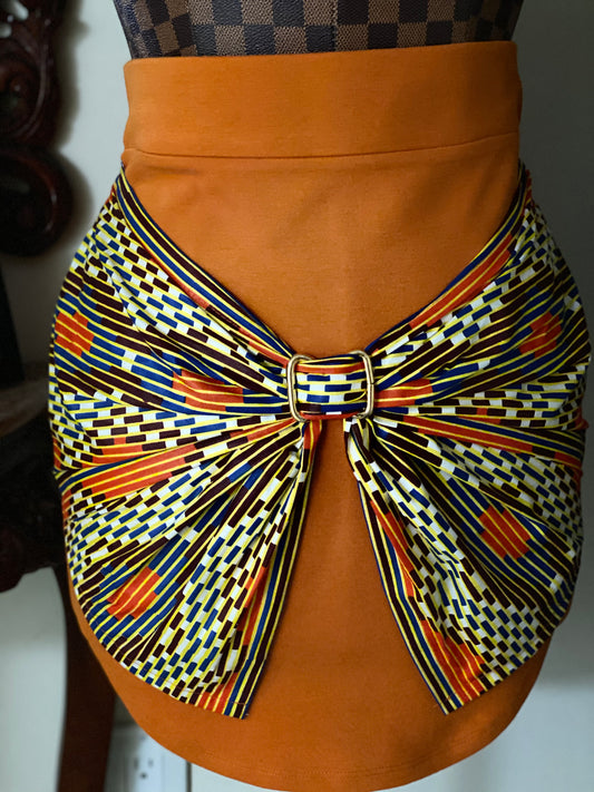 Sexy Bow Midi Skirt