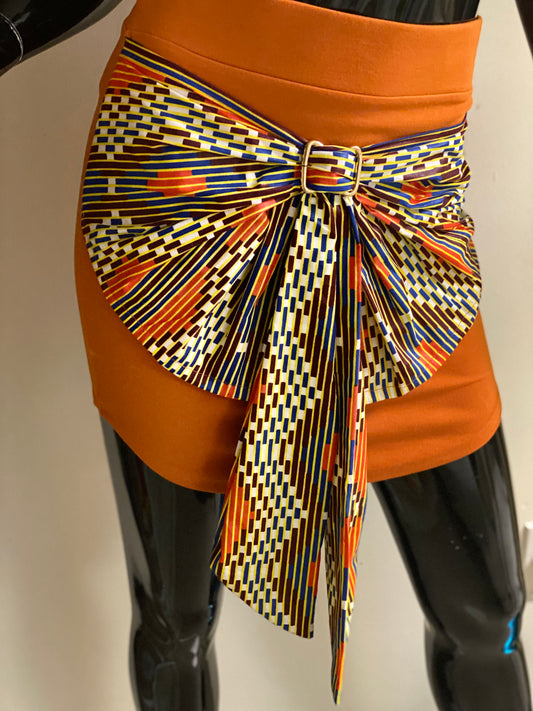 Tail Bow Mini Skirt