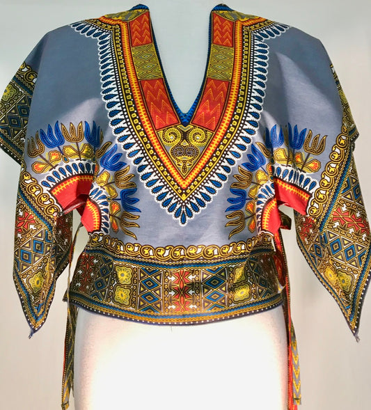 SIDE-TIED-UP CROP TOP